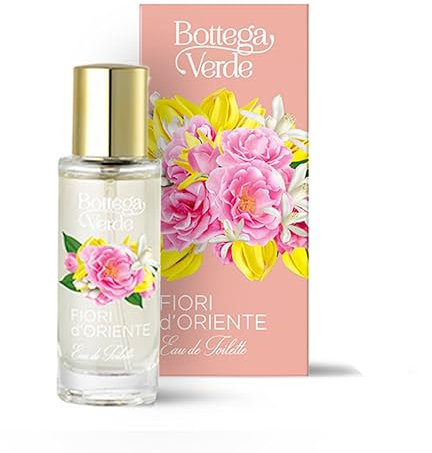 Bottega Verde - Fiori d'Oriente, Eau de Toilette, 30 ml, Profumo Donna dalla Fragranza ai Fiori d'Oriente