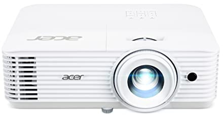 Acer H6815P DLP-Beamer - 4K UHD (3.840 x 2.160 Pixel), 4.000 ANSI Lumen, 10.000:1 Kontrast, 3D, Keystone, 1x 10 Watt Lautsprecher, HDMI (HDCP), weiß, Home Cinema