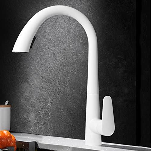 Grifo mezclador de cocina extraíble,Grifo de cocina con manguera extraíble,Grifo de cocina de latón de un solo nivel,Grifo de cocina con manguera extraíble,Grifos mezcladores de cocina frío y