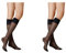 KUNERT Damen Kniestrümpfe Super Control 40 leichte Stützwirkung Klasse I 40 DEN Black 0500 35/38 (Packung mit 2)