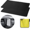3 almohadillas antideslizantes para salpicadero con paño de limpieza absorbente de doble cara, 27 x 15 cm, almohadilla de gel pegajosa, alfombrilla antideslizante para coche, almohadilla de fijación
