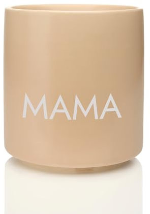 Giftandprint - Taza de café con texto en alemán Beige para mamá sin asa, 250 ml