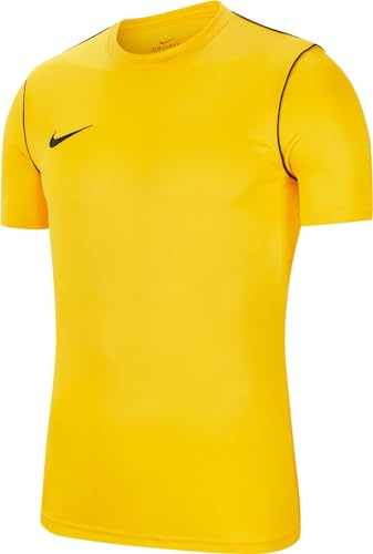 Nike BV6883-719 M NK DF PARK20 Top SS Sweatshirt Hombre Tour Yellow/Black/(Black) Tamaño L