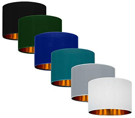 FKL DESIGN Home Deco Lampe de plafond murale TAD30-E5 - Couleur : gris foncé, bleu foncé, turquoise, lampe vintage moderne - Série TAD30-E5 Turquoise. (ampoule non incluse)