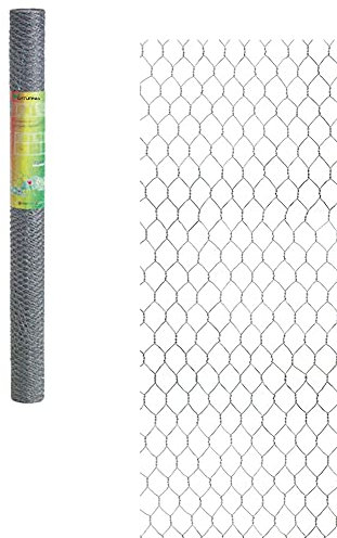 SATURNIA - Enrejado Triple Torsion 31/ Ancho 100 cm. Rollo 10 Metros Uso Domestico