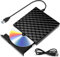 Lecteur CD DVD Externe USB 3.0, Graveur CD DVD Externe CD/DVD /-RW/ROM Transmission à Grande Windows 10/8 / 7 / XP/Vista/Linux/Mac OS/PC