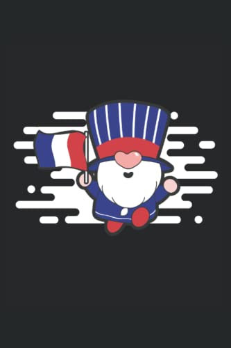 France Gnome Notebook: Medium - Ruled Gnome Journal with 100 pages, 6 x9