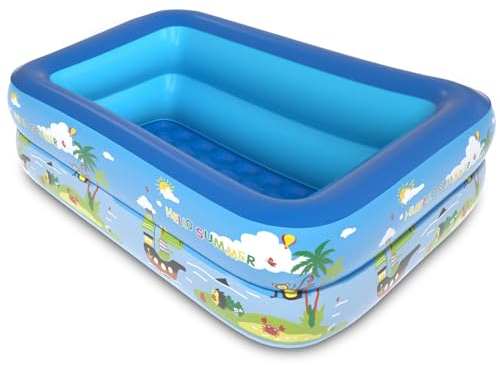 Planschbecken für Kinder,Aufblasbares Planschbecken,Swimmingpool,Schwimmbecken,Aufblasbarer Pool,Aufblasbarer Kinderpool,Kleiner Pool für Kinder,Babypool,Tragbare Badewanne