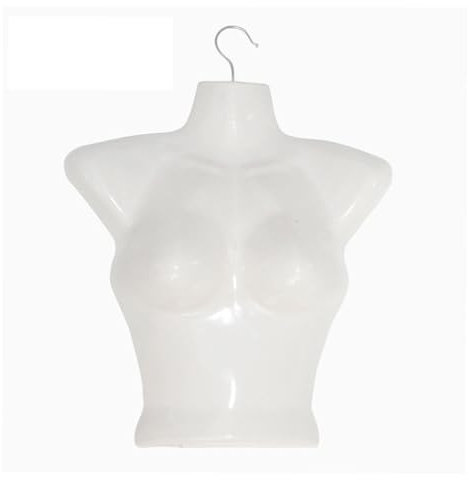 F Fityle Mannequin Suspendu Torse Femme Mannequin Cintre Pratique Creux Dos décoration Femmes Corps Robe Forme pour la Vente au détail et Le Magasin