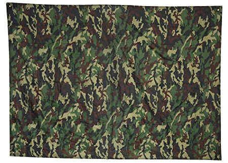 Hominas Bâche de Tente Camouflage Bâche de Camping Tapis de Pique-Nique en Plein Air pour Camping, Randonnée, Pique-Nique (3x2,9 m)