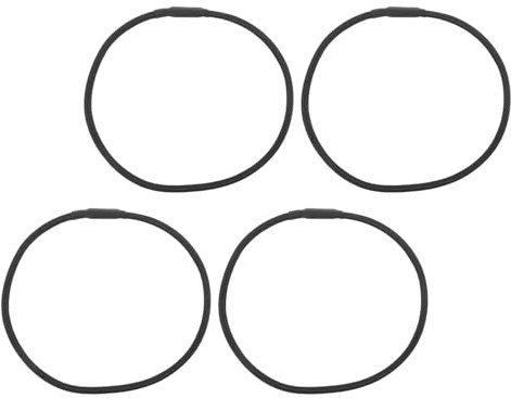 UTHCLO 4 Pezzi Anelli in Gomma per Supporto Antiurto Microfono, Fasce Elastiche per Sospensione Microfono da Studio, Accessori per Organizzazione Artistica e Registrazione Professionale