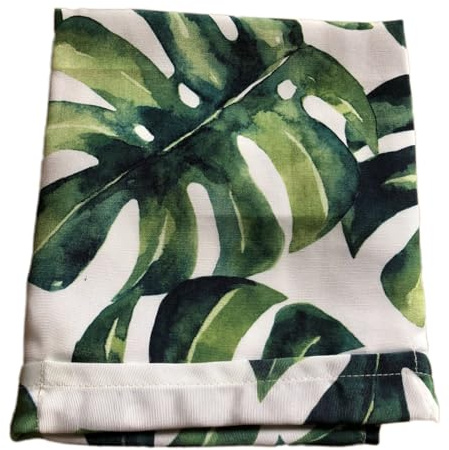 VOSAREA Protectora Frigorífico Lavadora Hojas Patrones Agua Resistente al Polvo protección Tapa con Bolsa 50 x 130 cm
