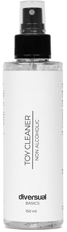 Diversual Limpiador de Juguetes Íntimos, Sin Alcohol, Desinfectante, Antibacteriano, Antiséptico (150 ml)