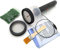 Geevorks Kit de aplicación de césped estático de 2 a 12 mm, aplicador de flocado de césped estático doble para flocado en área pequeña/modelo de construcción de mesa de arena