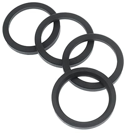 4 x anelli di centraggio 72,0 x 56,1 mm grigio scuro, anelli per cerchioni, realizzati in Germania