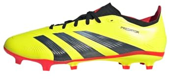 adidas fotboll – skor – nockar predator league FG nattstrike gulsvart-röd 44