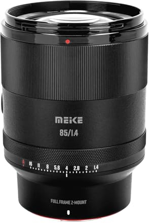 Meike 85 mm F1.4 Auto Focus Full Frame STM Stepping Motor Retrato Lente Compatible con cámaras Nikon Z Mount Z5 Z6 Z7 Z6II Z7II Zf