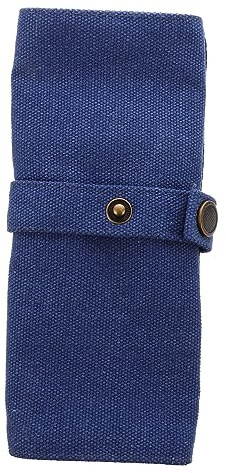 IMIKEYA Organizador De Relojes Rollo Nylon Azul Bolsa De Almacenamiento Portátil Para Correas De Reloj Protección Viaje Compatible Hombre y Mujer Tamaño Compacto