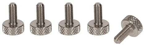 Precisiongeek – Rändelschraube M3 x 10 mm – Edelstahl – 5 Stück – CNC-gefertigt – Handverstellbar – Für Möbel, Modellbau & Maschinenbau – Made in EU