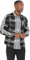 BRAVE SOUL Mens Check Shirt Lumberjack Work Shirt Casual Brushed Cotton Top, Black - Warpress, S