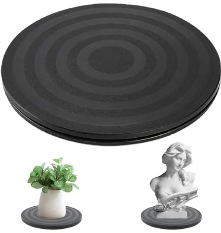 Drehbar Plattform,360 Grad Drehplattform,Drehscheibe Drehbarer Universal,Drehplatte mit Stahlkugellagern Drehplatte Mehrzweck für Laptops Monitor TV Lautsprecher Handwerk Pflanzen Küche (1PC 20cm)