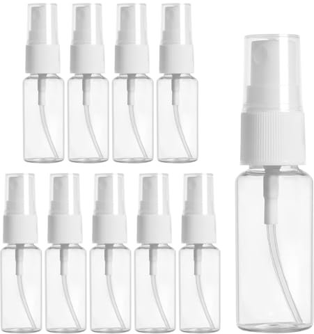 stroyayo 10 Stück 20ml Sprühflasche Klein,Zerstäuber Sprühflasche,Kleine Sprühflasche,Sprühflaschen zum Befüllen,Mini Sprühflasche,Kleine Sprühflaschen zum Befüllen,für Parfüms,Öle,Wasser,Alkohol