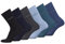 bugatti Herrensocken 6er Box- Stilvolle Sockenbox Baumwollsocken für Männer mit Komfort und Eleganz - dunkelblau 39-42