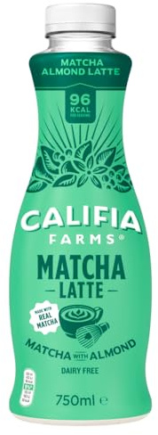 Califia Farms Matcha Latte - Dairy Free, Lactose Free, Vegan (6 x 750ml)