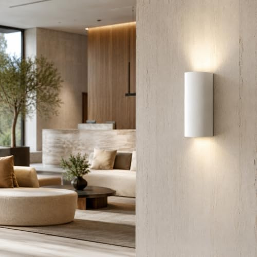 BARCELONA LED Candeeiro Parede GU10 Interior Up Down Branco Moderno
