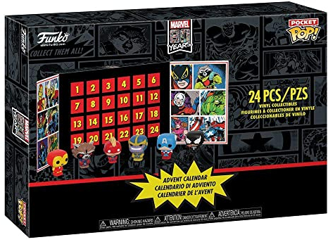 Funko 42752 POP Adventskalender, Marvel Embargo, Sammlerstück, mehrfarbig