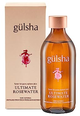 Gulsha Ultimate Turkish Rose Water Tonic Water 100% Natural Rose Origin