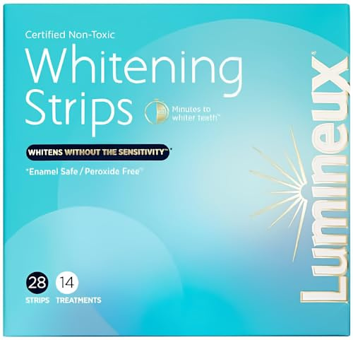 Lumineux Teeth Whitening Strips, 14 Pieces, Sensitivity Free, Non Toxic, 5.9 Ounces (Pack of 1)