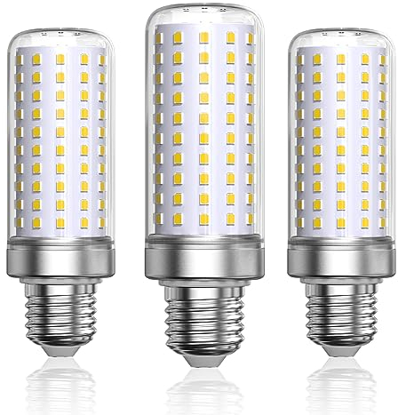 Bonlux LED Glühbirne 25W, 2500lm, Entspricht 200W Halogenlampe, Kaltweiß 6000K, 3-Pack E27 Mais Lampen für Deckenleuchte (Nicht Dimmbar)