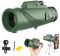 Monocular Telescope HD 40X60 HD Fernrohr Monocular Telescope Handy Fernglas objektiv FMC BAK4 Wasserdicht mit Halterung & Stativ für Klettern Vogelbeobachtung Jagd Konzert Fußballspiel Reisen