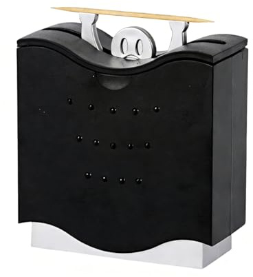 Tandpetardispenser, automatisk tandvårdslåda 6,5 cm, kreativ pop up tandpetare, automatisk tandpetaravdragare, praktiska tillbehör för matbord
