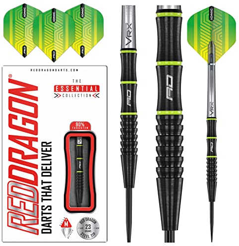 RED DRAGON Freestyle 23g Tungsten Darts Set mit Flights und Schäfte