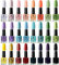 Oh La La Lacquer Nagellack Set - Luxuriöse Kollektion von 24 modernen Farben (je 12 ml) Langanhaltend, Schnell Trocknend, Hochpigmentiert, Elegante Blumenbox