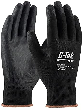 PIP Protective Industrial Products 33-B125-XL PIP 33-B125-XL Black Nylon Gloves, XL, Black (Pack of 12)