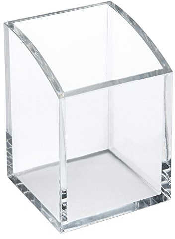 Osco - Portapenne in acrilico quadrato,, clear
