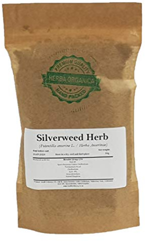Cinquefoglia/Potentilla Anserine L/Silverweed Herb # Herba Organica # Fragolaria (50g)