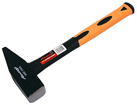 Neilsen CT0245-1500g Chipping Hammer with Fibreglass Handle, Cushion Grip & Steel Head for Workshop, Fabrication, Metalwork & Machinist Applications