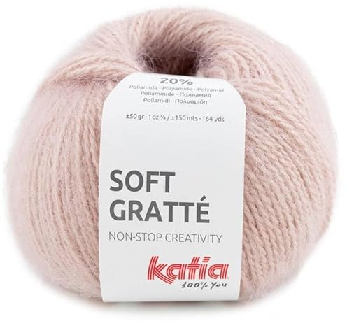 Lanas Katia Soft GRATTE Pelote de laine de couleur Maquillage Cod. 68
