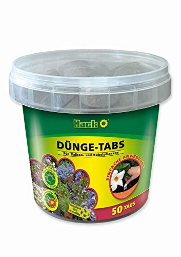 Hack BIO Dünge-Tabs für Balkon & Kübelpflanzen 50 Tabletten