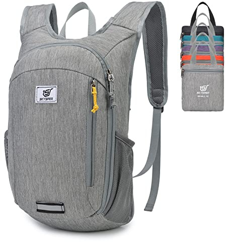 SKYSPER 10L/15L/20L Sac à dos pliable ultra léger Sac à dos de voyage Petit sac à dos de marche peu encombrant pour homme femme voyages courtes randonnée