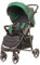 4BABY Rapid, Kinderwagen, Sportwagen, Ein großer, leichter Kinderwagen, Griffhöhenverstellung, Beinabdeckung, große Räder (Melange Hellgrau)
