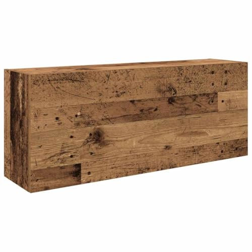 vidaXL Bad-Wandschrank Altholz-Optik 100x25x40 cm Holzwerkstoff, Bad-Hängeschrank, Hängeschrank Badezimmer, Wand-Badschrank, Hängeschrank Bad