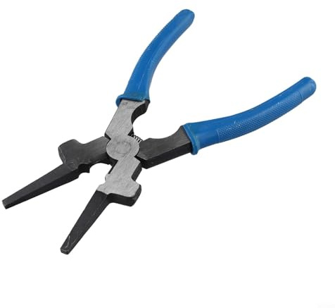 Pinze per saldatura multifunzione da 20,3 cm, per saldatrici MIG, in acciaio 45# con manico antiscivolo per la rimozione degli schizzi, il taglio del filo e la manutenzione degli ugelli
