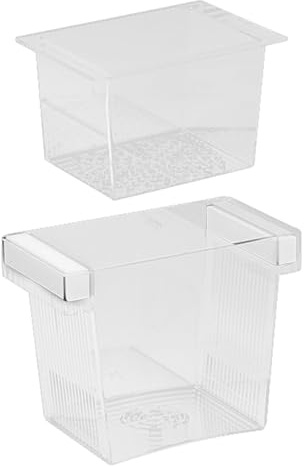 Enclos d'élevage pour aquarium – Compartiment d'élevage transparent, boîtier de séparation en plastique | Diviseur d'incubateur de couvoir de récipient d'alimentation de pépinière, incubateur de fritu