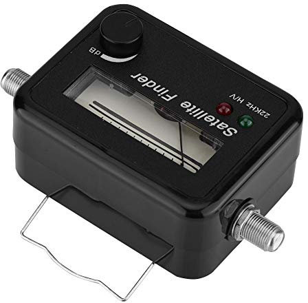 Détecteur de Satellite avec Pointeur D'affichage Appareil de Mesure avec Signal Sonore HD Capable de Positionner de Manière Optimale Les Antennes Satellite des Systèmes