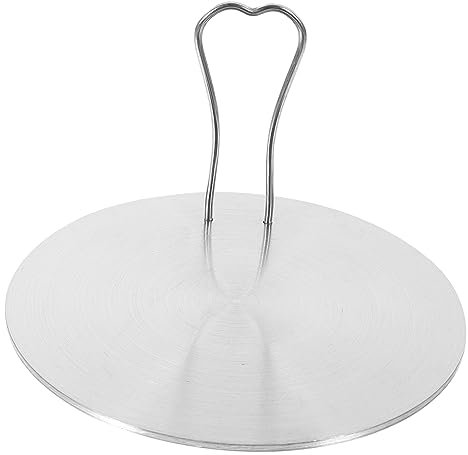 NAMOARLY Stainless Steel Induction Plate Adapter Disk Heat Converter for Electric Gas Cookers Even Heat Diffuser for Pots Cooking Essential Easy to Use